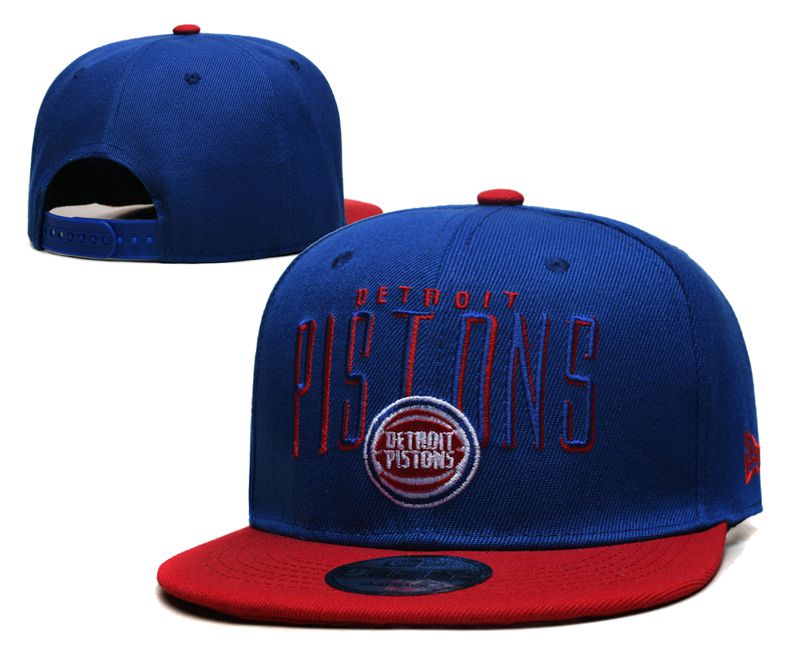 2023 NBA Detroit Pistons Hat YS20231225->nfl hats->Sports Caps